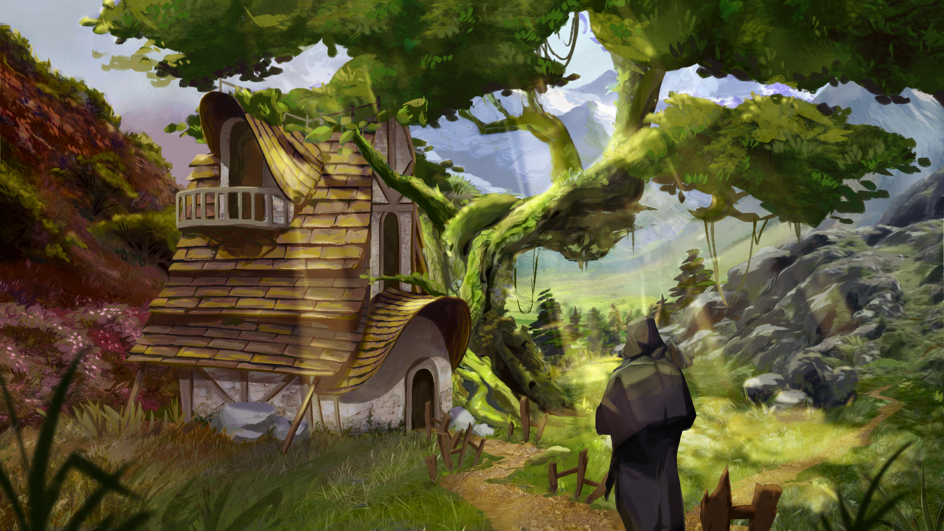 Hogwart Legacy Keyframe cottage environment